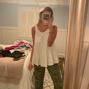 Anthropologie White top